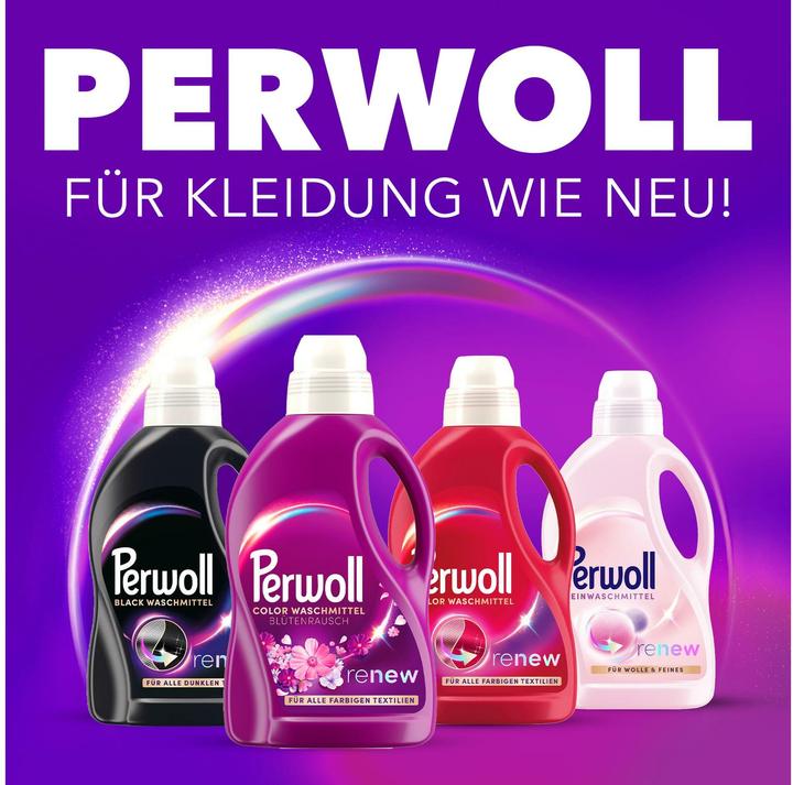 Produktbild Perwoll Renew Flüssig Color Blütenrausch (27 Waschgänge, Flüssigwaschmittel)