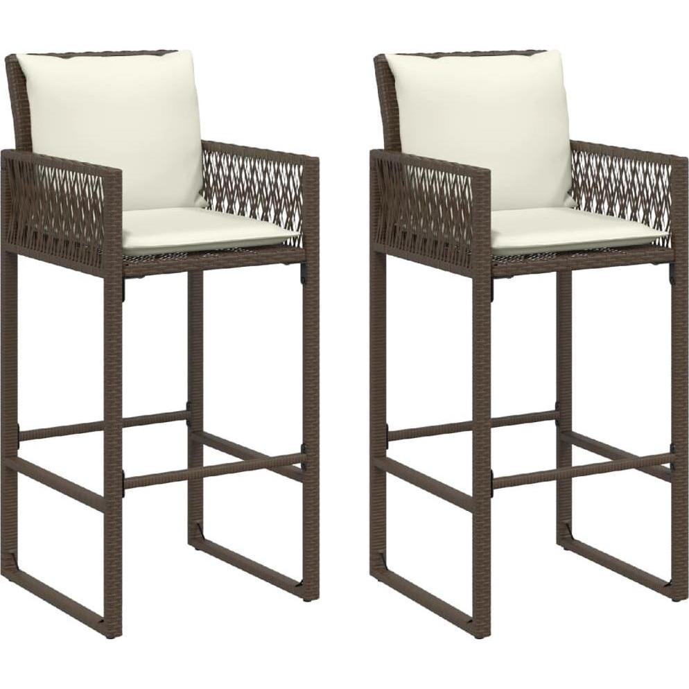 VidaXL, Gartenstühle, 10-tlg. Garten-Lounge-Set mit Kissen