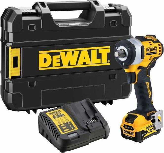 Image du produit DeWalt Clé à chocs 12 Volts / 5 Ah sur batterie (1/2") avec 340 Nm, en version spéciale pour l'automobile (Fonctionnement sur batterie)