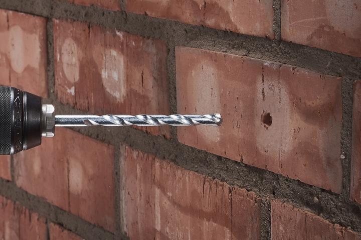 Actual product image wolfcraft 1 masonry drill bit HM ø6x100mm (6 mm)