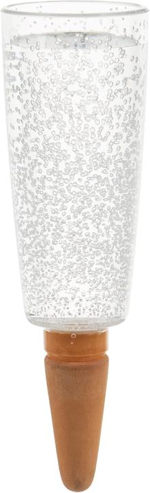 Scheurich Wasserspender Copa M | 4x Transparent | 150 ml Füllmenge | Bewässerungskugel klein mit Ton (Bewässerungsuhr)