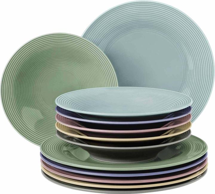 Seltmann Beat Color Glaze Tafelservice (12 Stück)