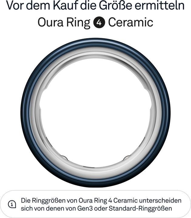 Image du produit Oura Ring 4 Ceramic (4, Minuit)