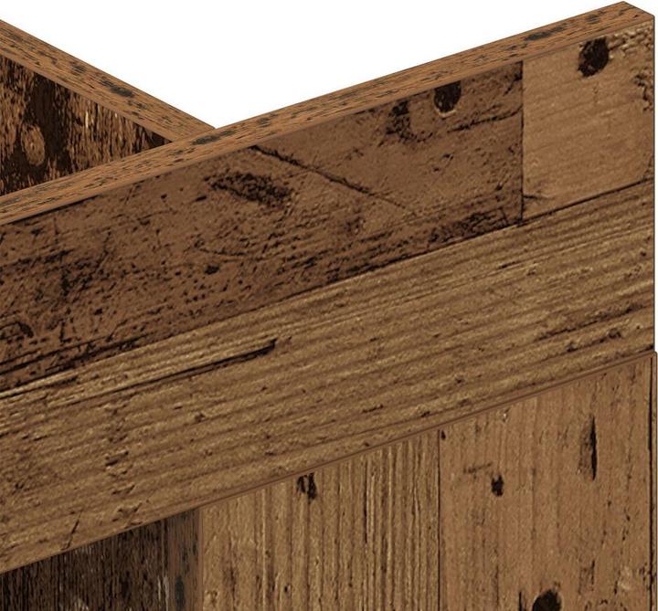 Actual product image VidaXL TV wall unit in reclaimed wood 152x22x113 cm (152 x 22 x 113 cm)