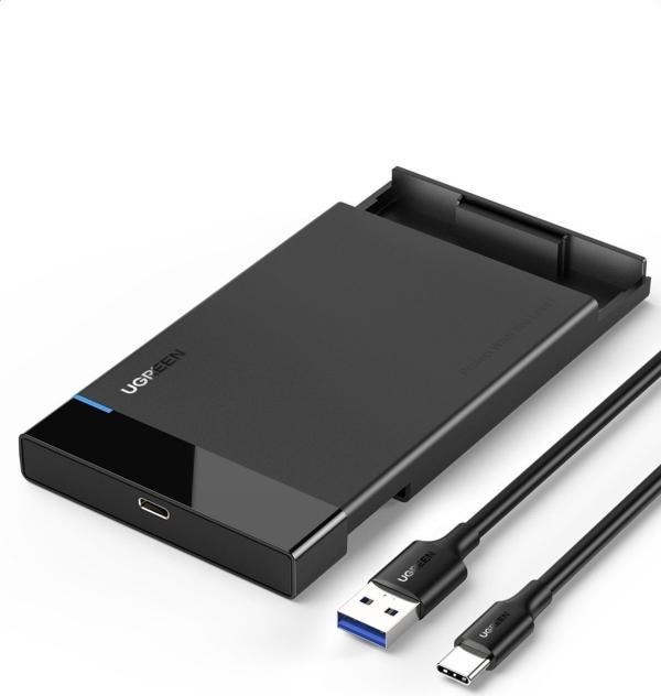 Productafbeelding Ugreen USB-C 3.1 naar 2,5" SATA harde schijf behuizing (6Gbps) (2.5")