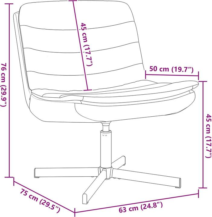 Produktbild vidaXL Drehstuhl