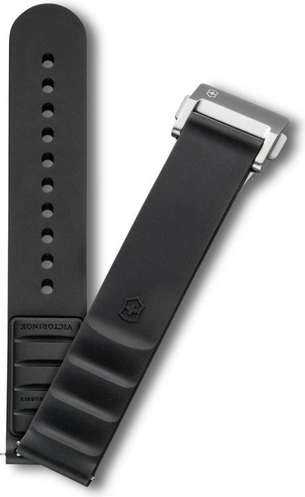 Victorinox Bracelet en caoutchouc D2-DC petit, noir (Caoutchouc)