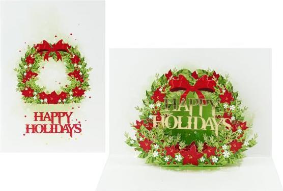 Actual product image MU Classic 3D Pop-Up Weihnachtskarten 5er Set Classic Christmas Series (5 pcs.)