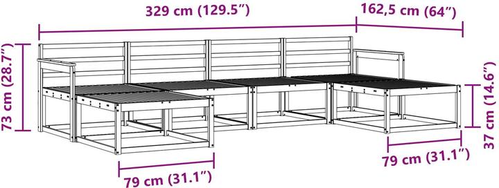 Produktbild vidaXL Sofa Set
