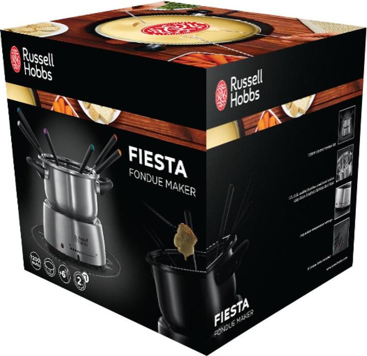 Image du produit Russell Hobbs Fiesta (Fondue au fromage, Fondue au chocolat, Fondue bourguignonne, Fondue chinoise)