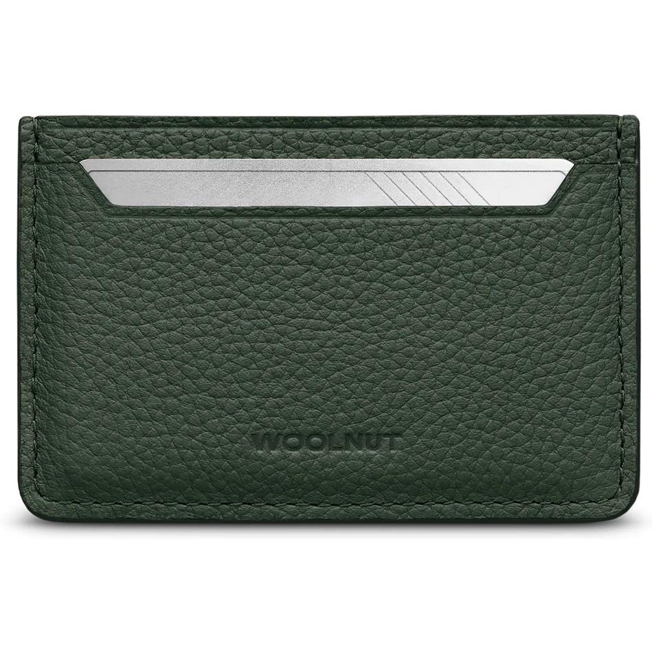 Woolnut, Portafoglio, Portacarte in pelle -korttikotelo, vihreä, Verde