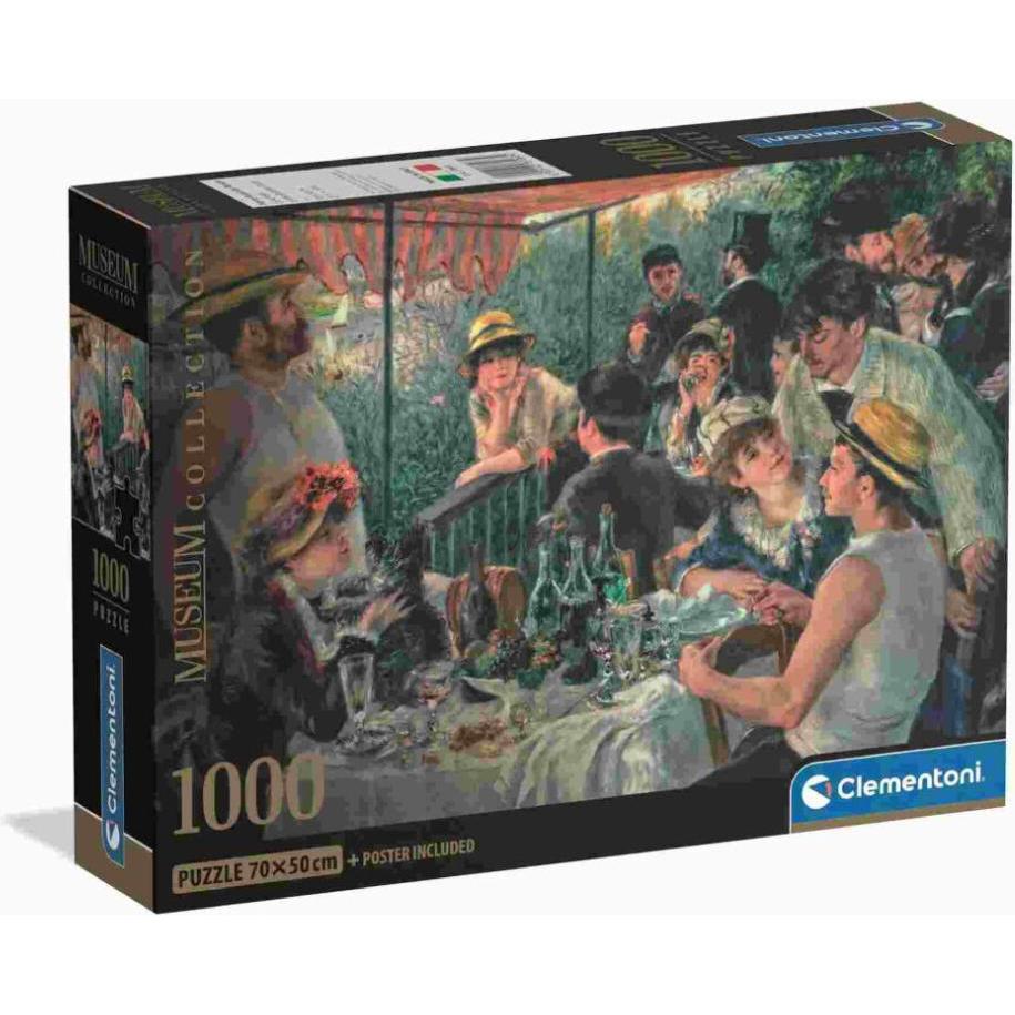 Clementoni Multicolore Puzzle 1000 Museo Renoir - Pranzo Dei Boatini (1000 Pezzi)