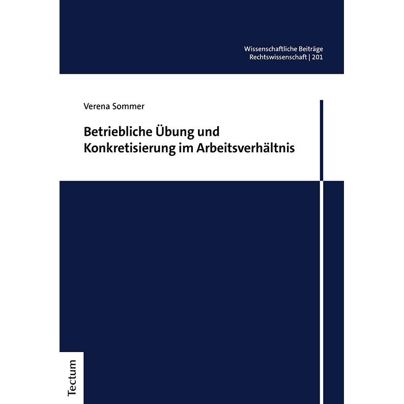 Sommer:Betriebliche Übung und Konkretis, Fachbücher