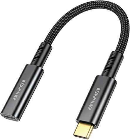 Awei Adapter CL-216T Lightning/USB-C czarny/black (USB-C, USB-C)