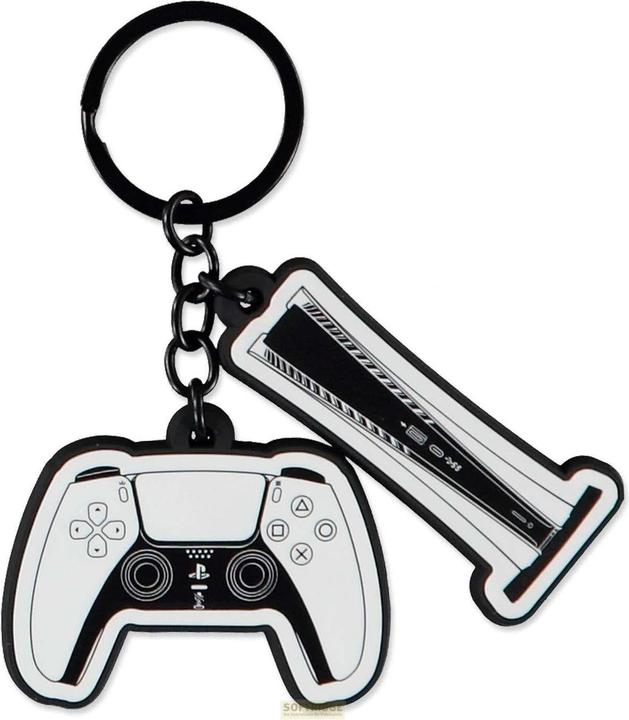 Actual product image Difuzed PlayStation - Rubber Keychain