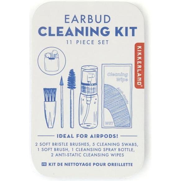 Kikkerland Earbud Cleaning Kit (Diverse), Kopfhörer Ersatzteile, Weiss
