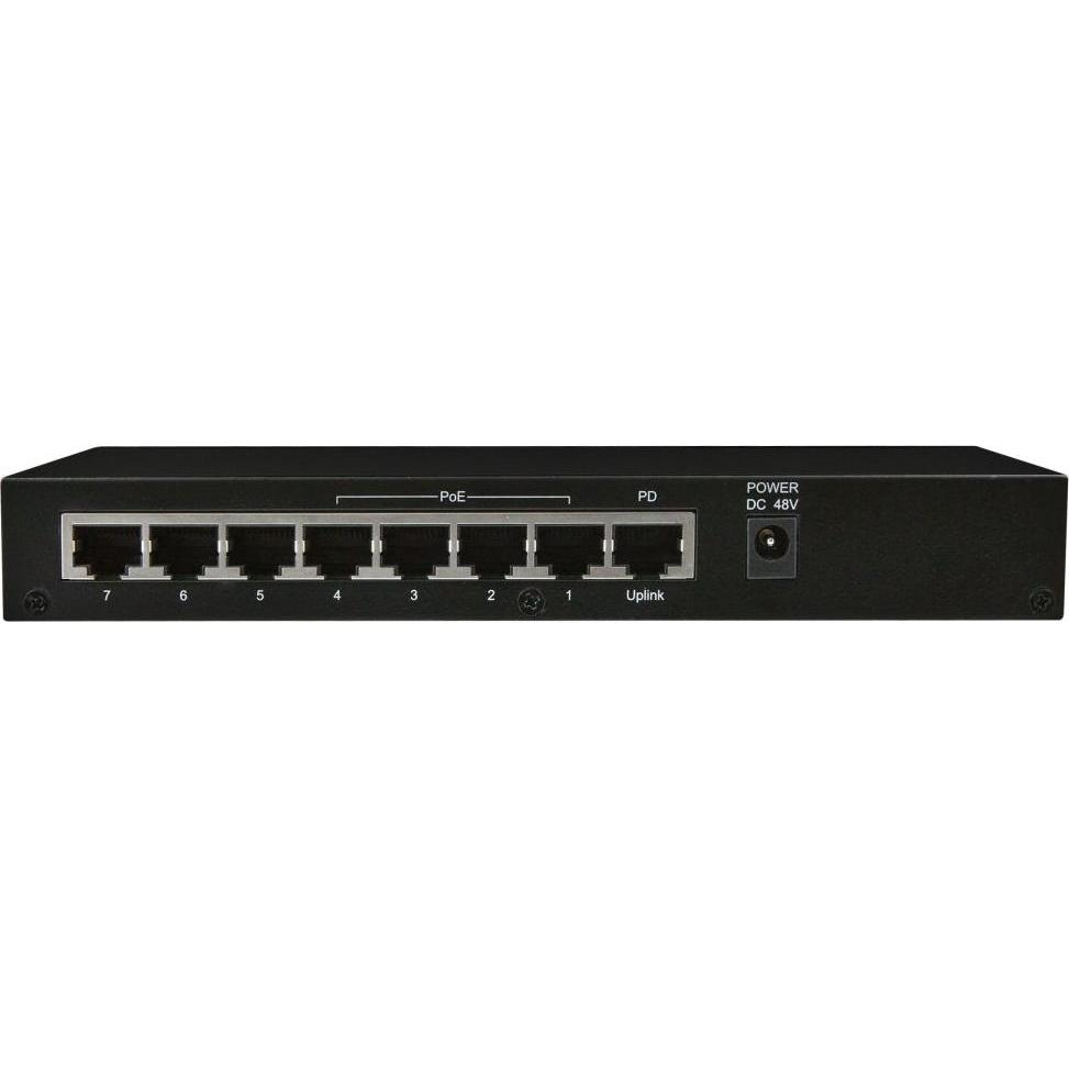 Thumbnail - Allnet ALL-SG8208PD (8 Ports), Netzwerk Switch, Schwarz
