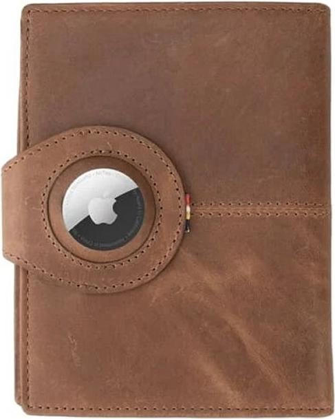 Actual product image Garzini AirTag Passport Holder, Brushed (Document & Wallet)