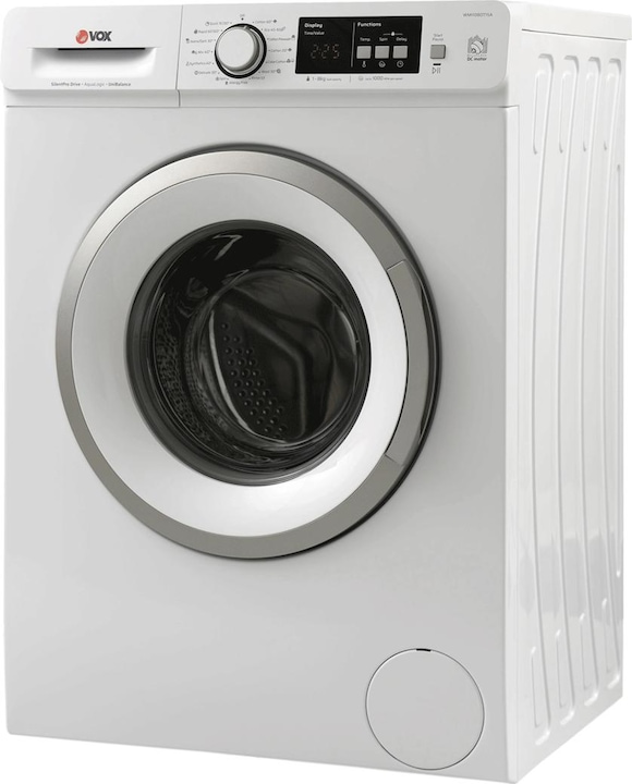 Actual product image Vox Waschmaschine WMI 1080-T15A (A, 8 kg, 1000 o/min, 15 Stück, Inverter) (8 kg, Left)