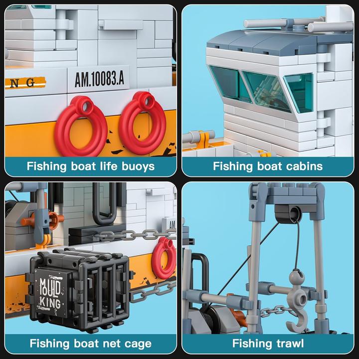 Image du produit Mould King Bateau de pêche