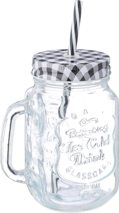 Produktbild Relaxdays Trinkglas (0.50 l, 8 x)