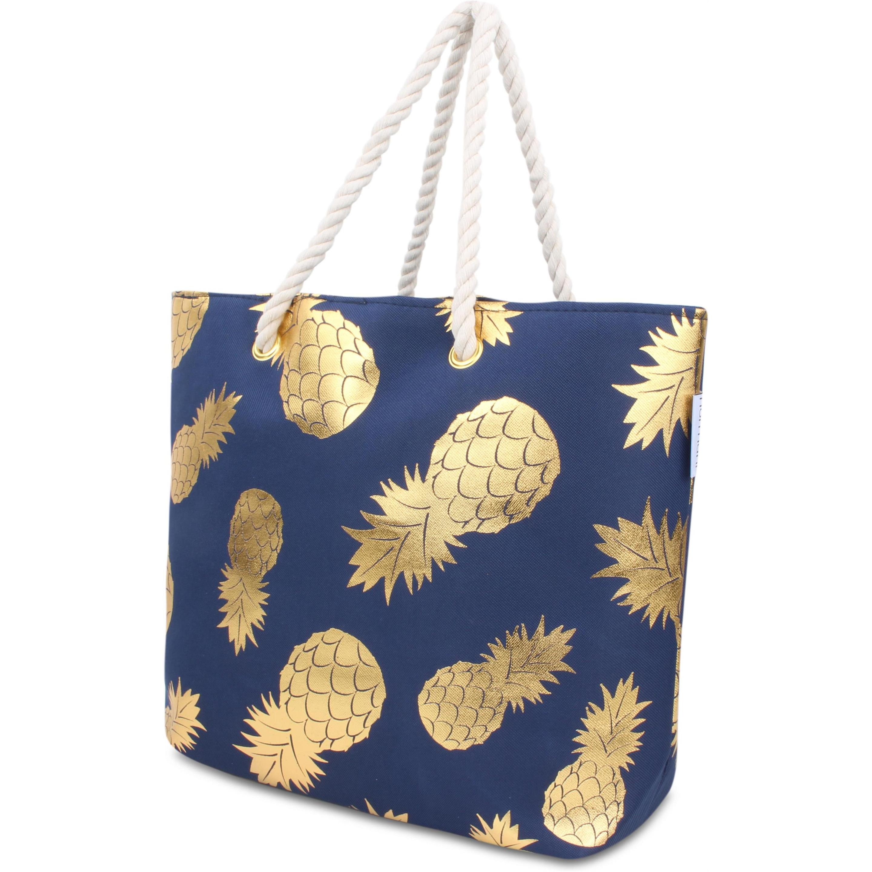 Thumbnail - Normani, Tasche, Sommer-Umhängetasche, Strandtasche, Gold, (17 l)