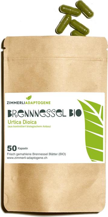 Produktbild Zimmerli Adaptogene Brennnessel Kapseln (BIO) 50 Kapseln (1 Stück, Kapseln, 25 g)