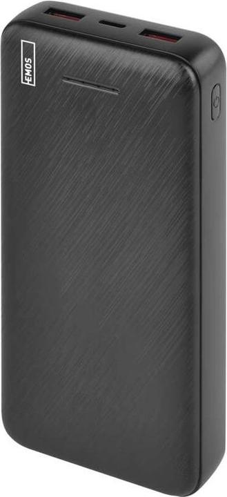 Immagine prodotto Emos Powerbank AlphaQ3, 20 000 mAh, 22,5 W, schwarz (20000 mAh, 22.50 W, 74 Wh)