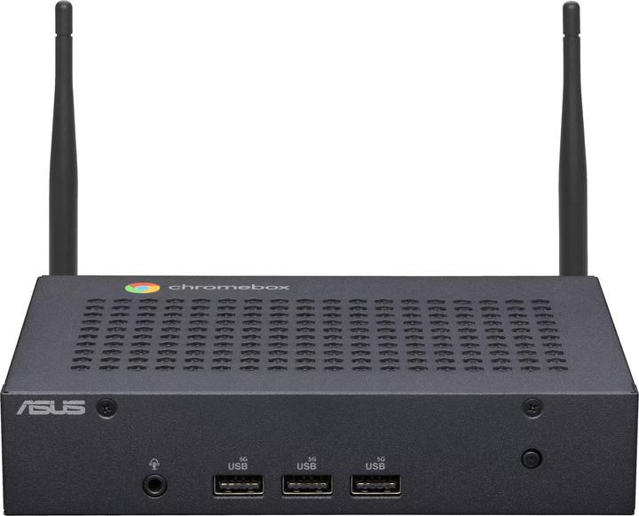 Produktbild ASUS CHROMEBOX CF40-BC012UN (Celeron N4500 Fanless, 64GB eMMC, WiFi6, BT, HDMI, DP, VESA, ChromeOS) (64 GB, 8 GB, Intel UHD Graphics)