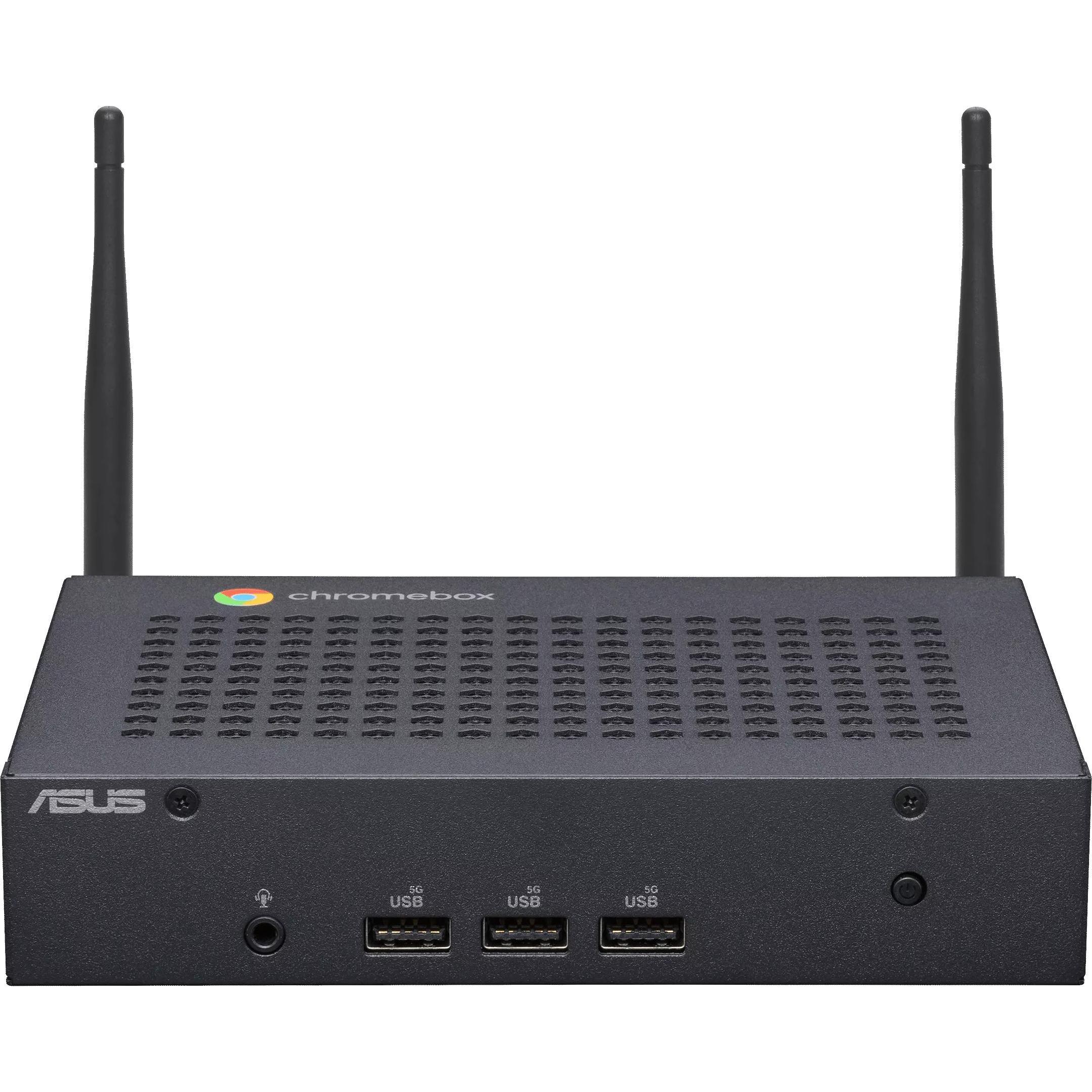 ASUS CHROMEBOX CF40-BC012UN (Celeron N4500 Fanless, 64GB eMMC, WiFi6, BT, HDMI, DP, VESA, ChromeOS) 