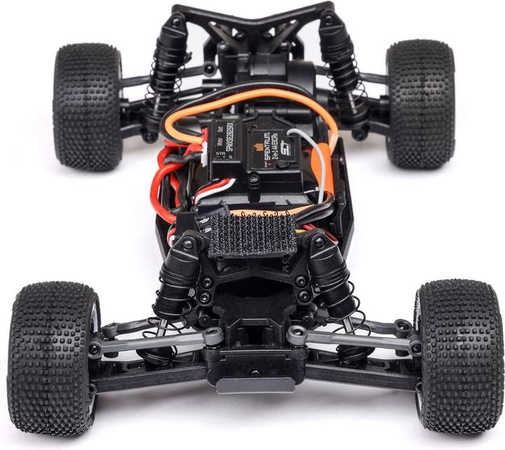 Actual product image Losi Micro-T 2S 1/28 2WD RTR Stadium Truck (Akku & Ladegerät enthalten), Silber (RTR Ready-to-Run)