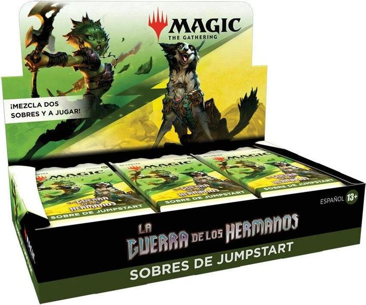 Produktbild Magic the Gathering La Guerra de los Hermanos présentoir boosters Jumpstart (18) *ESPAGNOL* (Spanisch, Booster Pack)