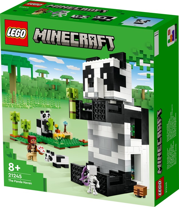 Image du produit LEGO La maison des pandas (21245, LEGO Minecraft)