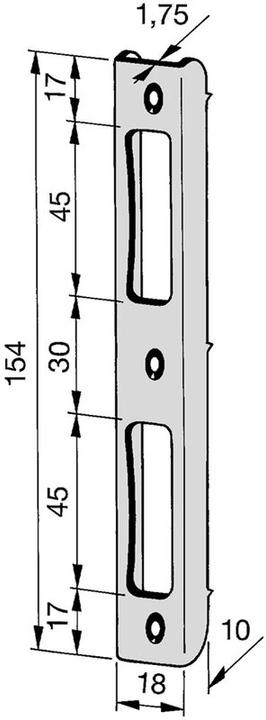 OK-Line U-Schliessbleche (Schliessblech)