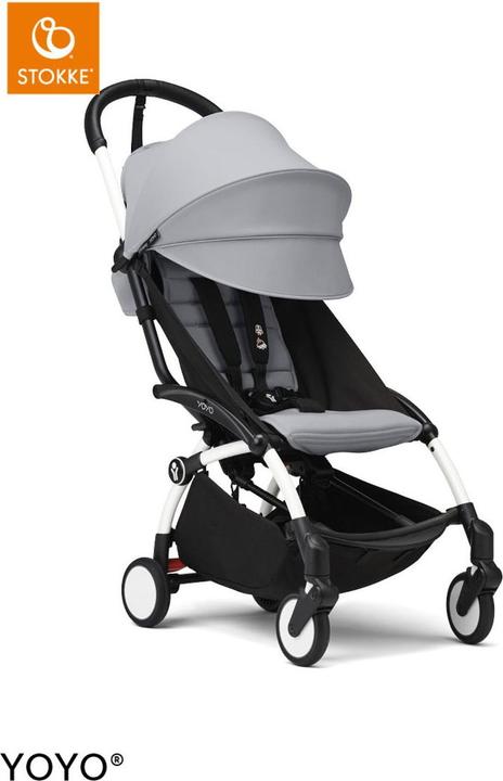 Actual product image Stokke YOYO³ 0+ white with 6+ textile set