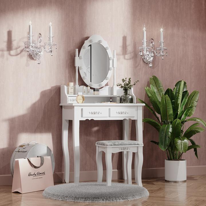 Immagine prodotto Vicco Maggie con illuminazione a LED e sgabello (75 x 40 x 147 cm)