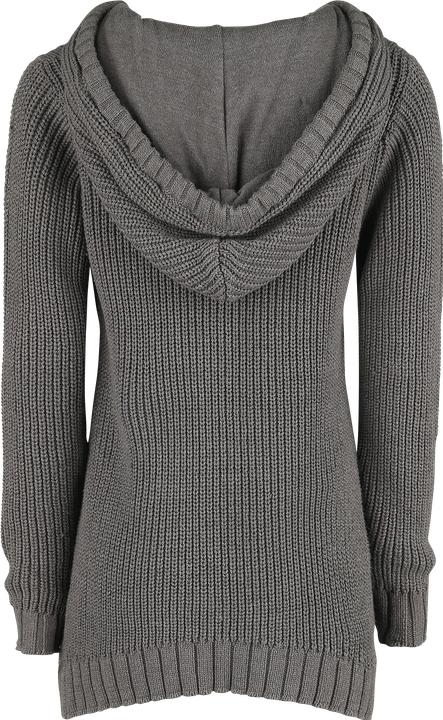 Produktbild Black Premium Strickpullover mit Kapuze und Schnürung (XL)