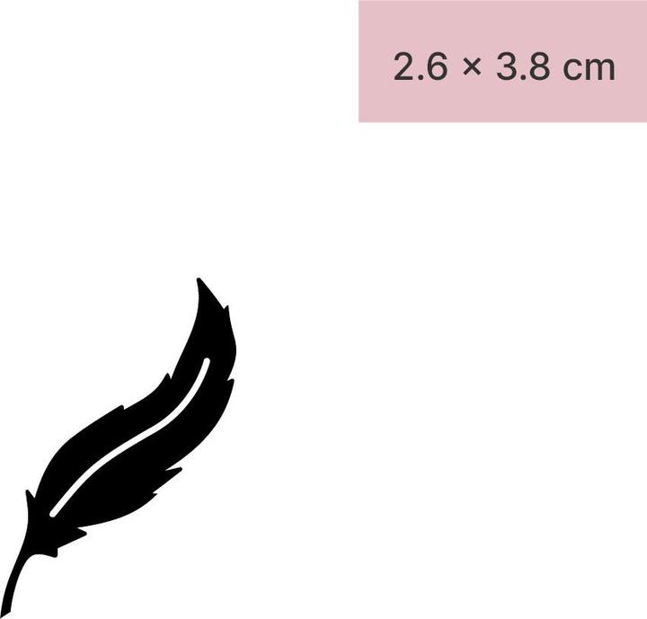 Image du produit minink Tatouage temporaire - Plume remplie