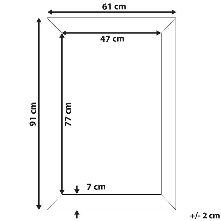 Produktbild Beliani Mervent (61 x 91 cm)