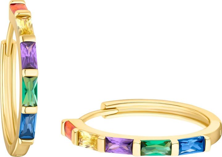 Image du produit S.Oliver Boucles d'oreilles pour femmes, argent 925 Sterling, zirconium (synth.) (Argent 925)