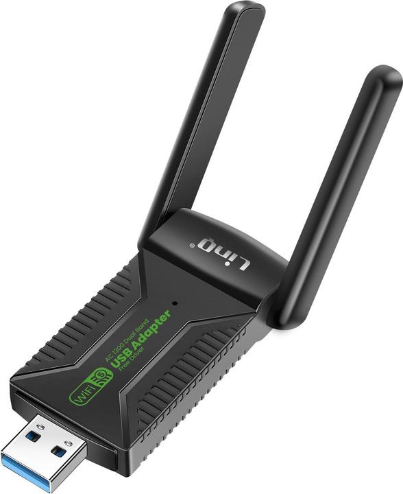 Actual product image LinQ USB WiFi 1300Mbps + BT5.4 (USB 3.0)
