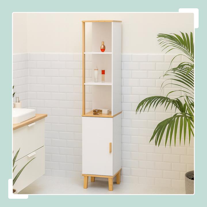 Produktbild Relaxdays Badezimmerschrank (33 x 31 x 169 cm)