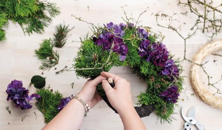 Produktbild Opiflor Strohkranz 25 x 3 cm, 1 Stück, Kranz Art: Stroh (3 cm, 25 cm)