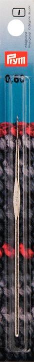 Actual product image Prym Crochet hook without handle, silver 0.60 mm, card 1 pc.