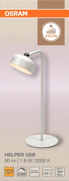 Produktbild Osram HOMELIGHTING DECOR HELPER GADGET 830 USB White 4058075849266 Wandleuchte (140 lm)