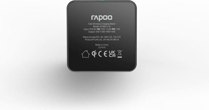 Produktbild Rapoo QI-CHARGER XC360 GR (15 W)