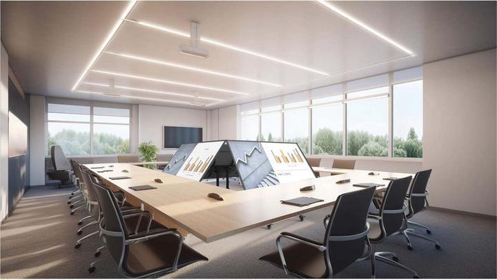 Produktbild Manhattan Kompakter TV-Ständer auf Rollen, höhenverstellbar, für 23" bis 70" (40 kg, 23" - 70")