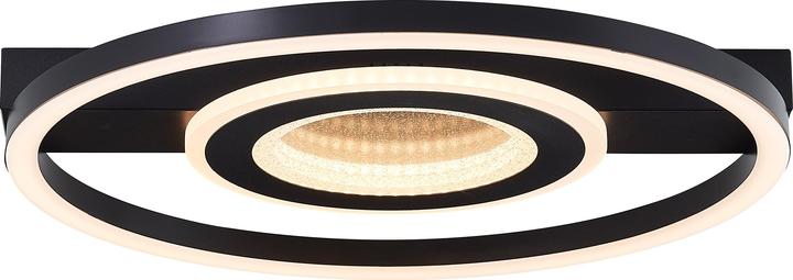 Actual product image Brelight Queens LED ceiling light 37cm inside round black (2400 lm)