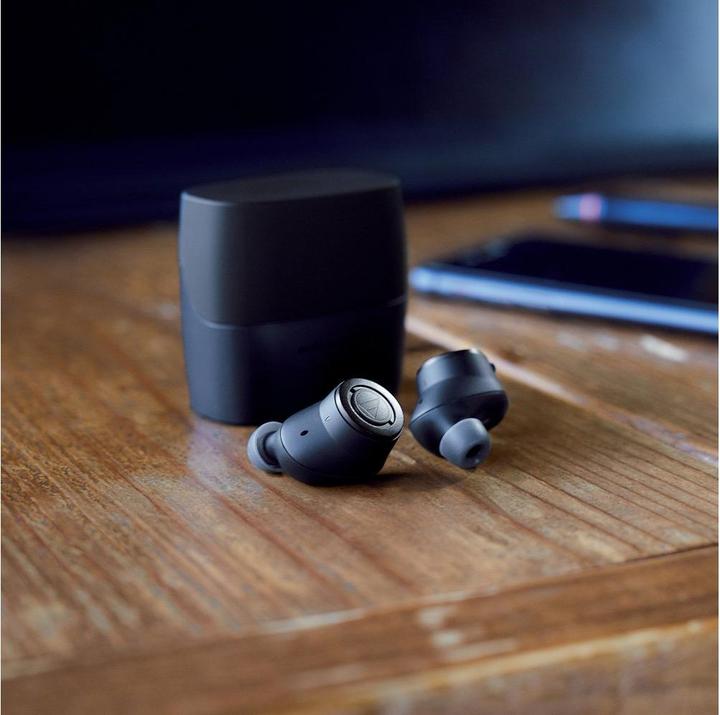 Produktbild Audio-Technica AudioT ATH-ANC300TW In-Ear Kopfh?rer bk Kabelloser Noise-Cancelling-Kopfh?rer (ANC, 4.50 h, Kabellos)