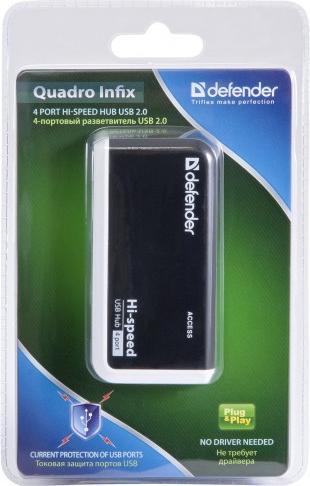 Immagine prodotto Defender Quadro Infix (USB-A, 4 porte)